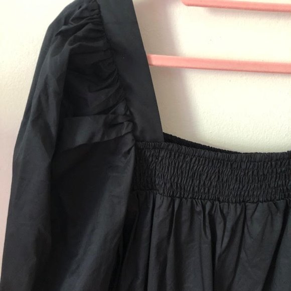 NWOT H&M Puffed Sleeve Cotton Dress - Picture 6 of 10